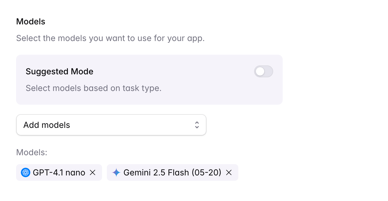 app create form models 2